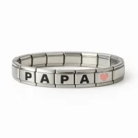 bracelet-italien-personnalise-papa-nominiz