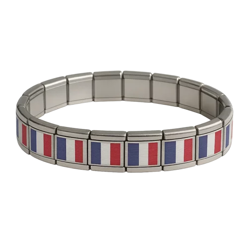 bracelet charms_drapeau_france