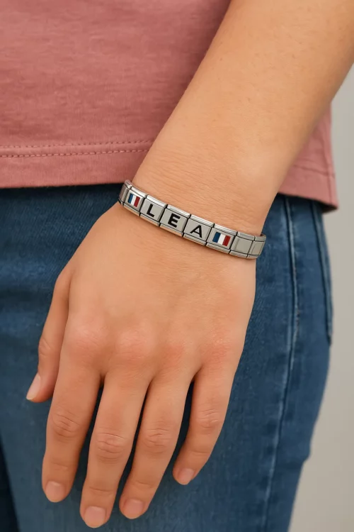 bracelet_personnalise-prenom-et-deux-drapeaux-francais