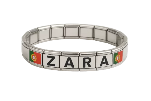 Bracelet charms drapeau de portugal