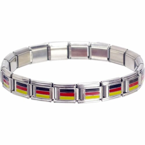 Bracelet en acier à drapeaux Allemagne